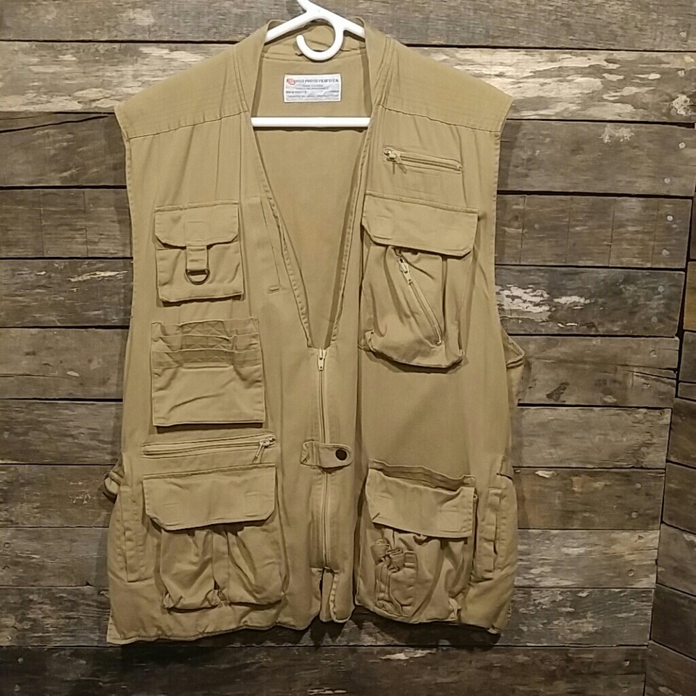 Men's Vintage Fuji Film Photo Vest